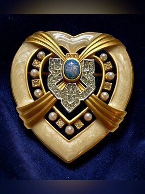 Elizabeth Taylor Avon “Heart of Hollywood” Brooch